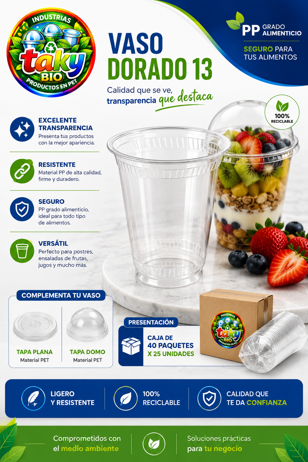 Vaso dorado