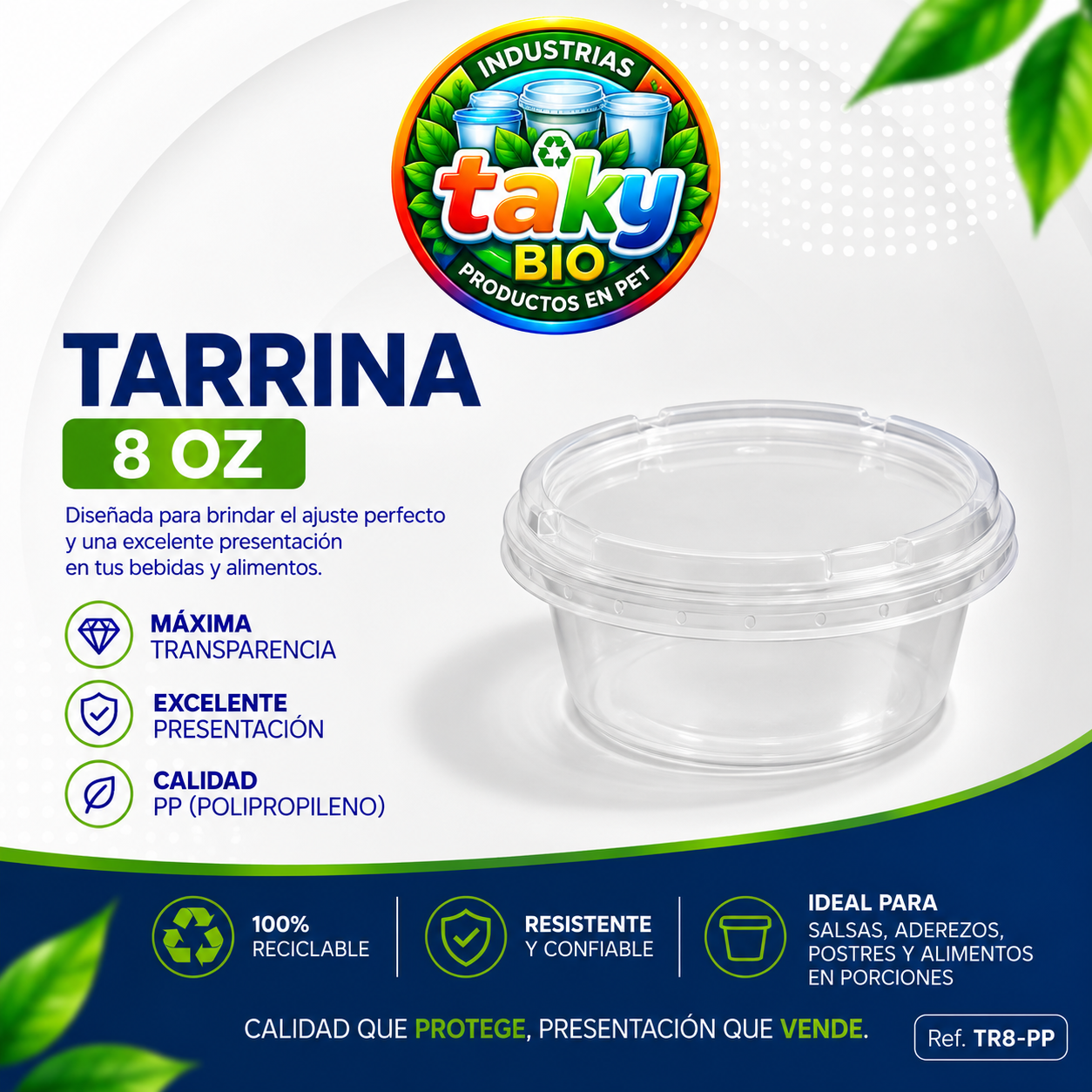 Tarrina 8 Oz