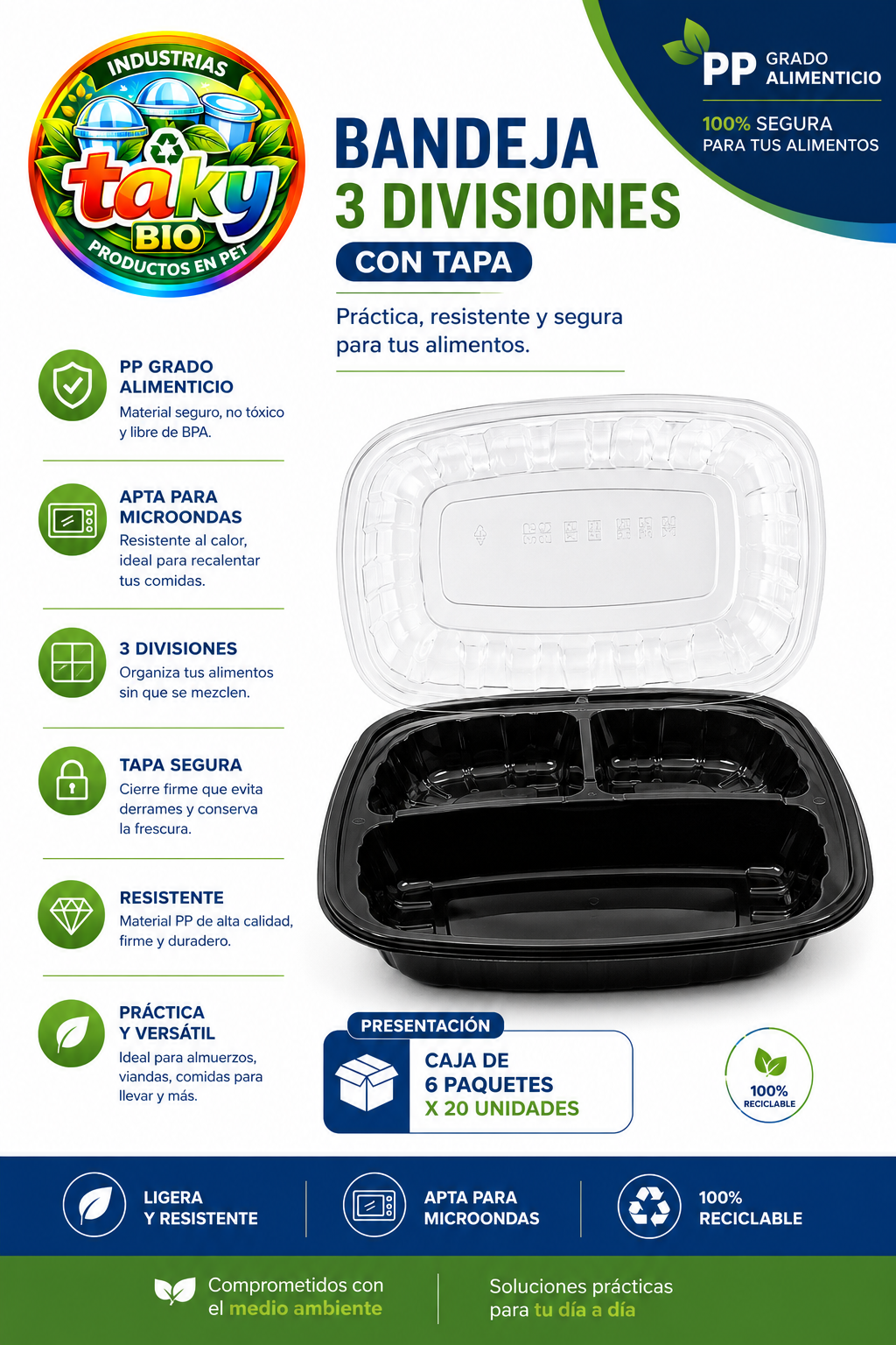 Bandeja 3 Divisiones